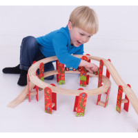 Bigjigs Rail Víceúrovňový set kolejí