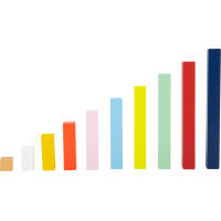 small foot Edukativní matematické dílky v boxu XL