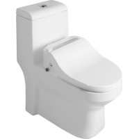 Sapho HUBERT WC kombi, zadní/spodní odpad s elektronickým bidetem USPA LUX UB-6635RU-2