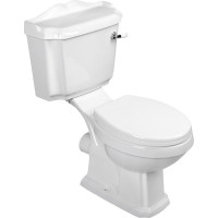 Aqualine ANTIK WC kombi retro + sedátko, bílá AK107-01