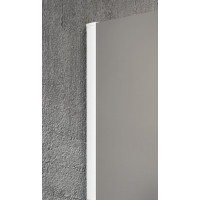 Gelco VARIO WHITE jednodílná sprchová zástěna k instalaci ke stěně, sklo nordic, 1100 mm GX1511-07