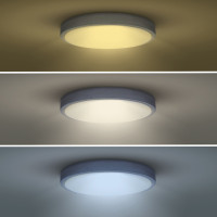 Solight LED osvětlení s dálkovým ovladačem Grey, 60W, 4200lm, 49cm, změna chromatičnosti, stmívatelné