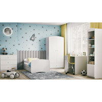 Regál BABY DREAMS 90 cm - bílý/růžový