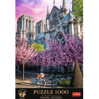 TREFL Puzzle Premium Plus Photo Odyssey: Katedrála Notre-Dame v Paříži 1000 dílků