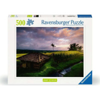 RAVENSBURGER Puzzle Rýžová pole na Bali 500 dílků