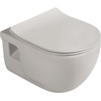 Sapho BRILLA WC sedátko, SLIM, Soft Close, latte mat 100787-114