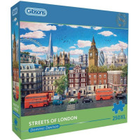 GIBSONS Puzzle Londýnské ulice XL 250 dílků