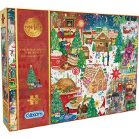 GIBSONS Puzzle Special Gold Edition: Vánoce po celém světě 500 dílků