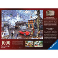 RAVENSBURGER Puzzle Železniční přejezd 1000 dílků