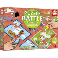 EDUCA Puzzle bitva Fantazie 16x9 dílků