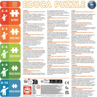 EDUCA Puzzle Kouzelná Beruška a Černý kocour 2x48 dílků