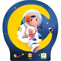 DJECO Puzzle Astronaut na měsíci 36 dílků