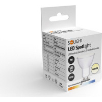 Solight LED žárovka, bodová , 7W, GU10, 4000K, 595lm, bílá