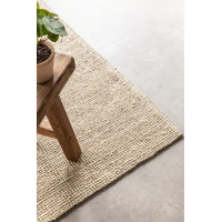 Kusový koberec Bouclé Jute 105973 Ivory White