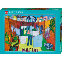 HEYE Puzzle Daily Life: Na dvorku 1000 dílků