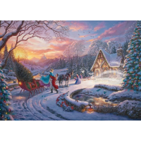 SCHMIDT Puzzle Disney: Popelka s princem o Vánocích 1000 dílků