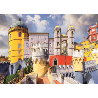 RAVENSBURGER Puzzle Impozantní hrady a zámky: Pena, Portugalsko 1000 dílků