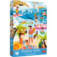 TREFL Puzzle Premium Plus The Art of Colour: V horkém létě 1000 dílků