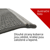 Kusový koberec Plus 8002 grey