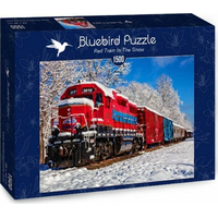 BLUEBIRD Puzzle Vlak v zimě 1500 dílků