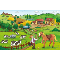 RAVENSBURGER Puzzle Práce na farmě 2x12 dílků