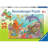 RAVENSBURGER Puzzle Přátelé z oceánu 35 dílků