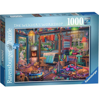 RAVENSBURGER Puzzle Tkalcovská dílna 1000 dílků