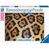 RAVENSBURGER Puzzle Challenge: Zvířecí vzor 1000 dílků