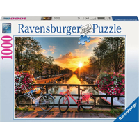 RAVENSBURGER Puzzle Kola v Amsterdamu, Nizozemsko 1000 dílků