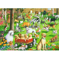 RAVENSBURGER Puzzle Psí park XXL 500 dílků