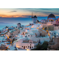 RAVENSBURGER Puzzle Večer v Santorini 1000 dílků