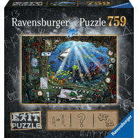 RAVENSBURGER Únikové EXIT puzzle V ponorce 759 dílků