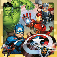 RAVENSBURGER Puzzle Avengers 3x49 dílků