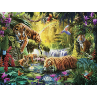 RAVENSBURGER Puzzle Pokojní tygři 1500 dílků