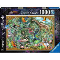 RAVENSBURGER Puzzle Útěk do exotiky 1000 dílků