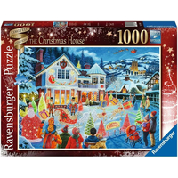 RAVENSBURGER Puzzle Vánoční dům 1000 dílků