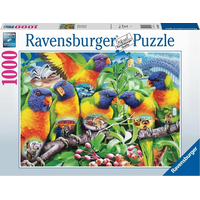 RAVENSBURGER Puzzle Země papoušků 1000 dílků