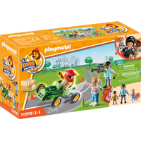 PLAYMOBIL® Duck On Call 70919 Záchranná akce: Pomozte závodníkovi!