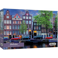 GIBSONS Panoramatické puzzle Amsterdam 636 dílků