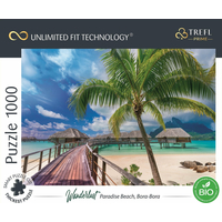 TREFL Puzzle UFT Wanderlust: Rajská pláž na Bora-Bora 1000 dílků