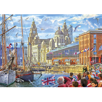 GIBSONS Puzzle Albert Dock, Liverpool 1000 dílků