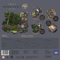 TREFL Wood Craft Origin puzzle Viktoriánský dům 1000 dílků