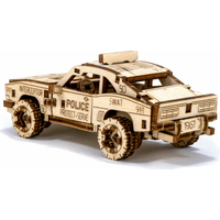 WOODEN CITY 3D puzzle Superfast Police Car