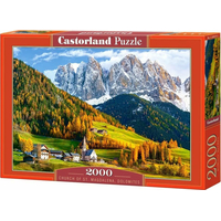 CASTORLAND Puzzle Kostel svaté Magdaleny, Dolomity 2000 dílků