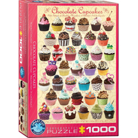 EUROGRAPHICS Puzzle Čokoládové dortíky (Cupcakes) 1000 dílků