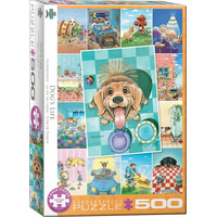 EUROGRAPHICS Puzzle Psí život XL 500 dílků