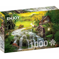 ENJOY Puzzle Srub u kouzelné říčky 1000 dílků