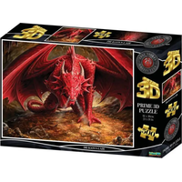 PRIME 3D Puzzle Dračí doupě 3D 500 dílků