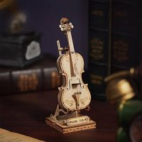 ROBOTIME Rolife 3D dřevěné puzzle Violoncello 58 dílků