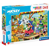 CLEMENTONI Puzzle Mickey Mouse a přátelé MAXI 24 dílků